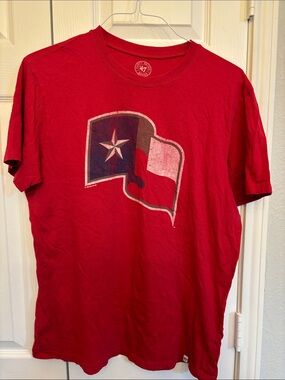 47 Brand Red Texas Flag Graphic T-Shirt